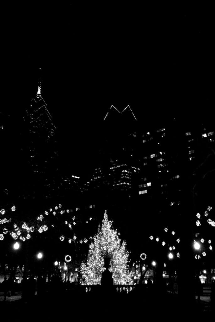 black and white christmas decorations