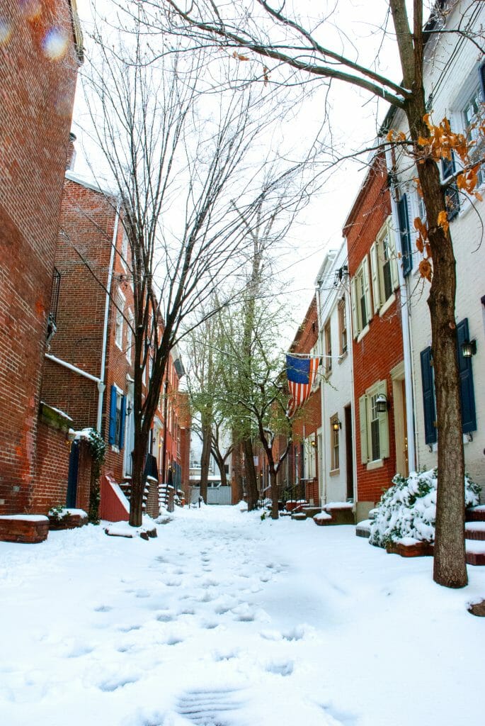 winter in Philadelphia