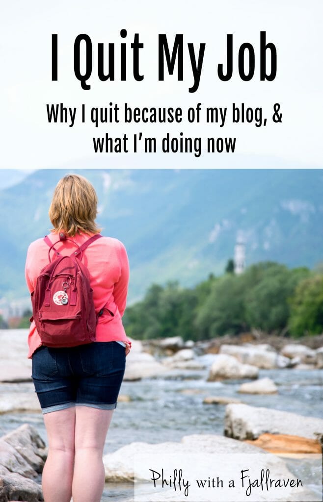 Quit my job to blog