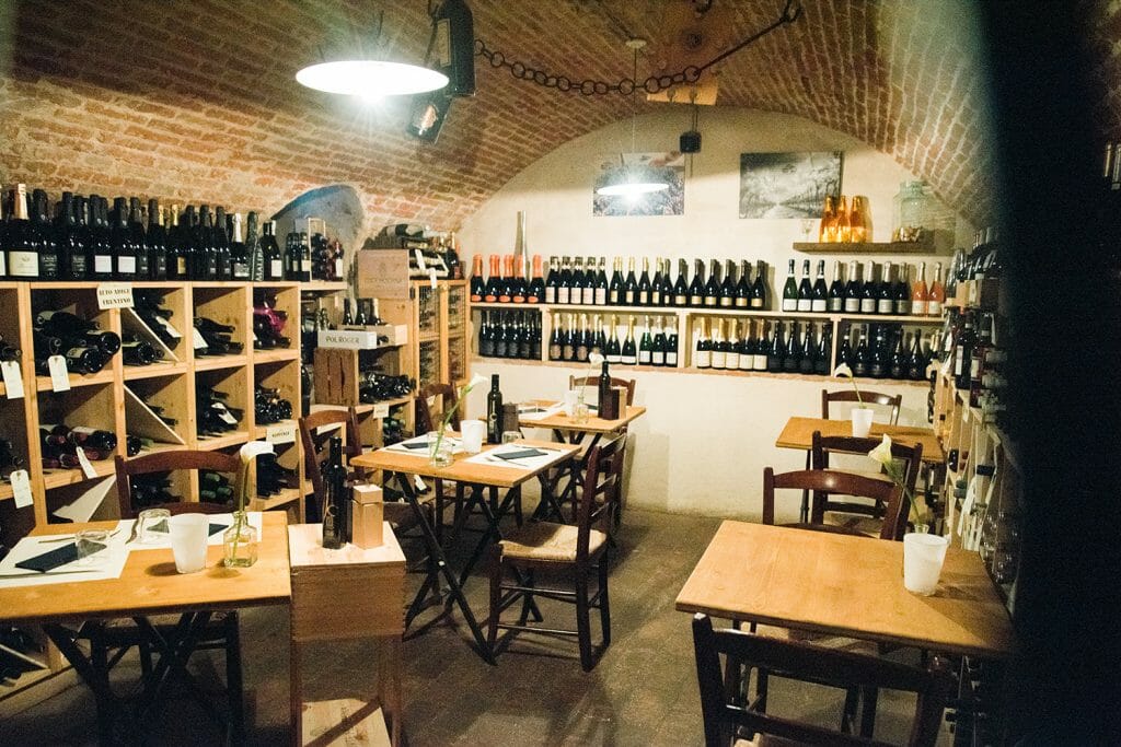 Bassano del Grappa wine cellar 