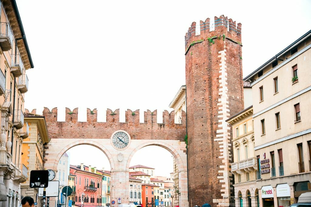 Verona, Italy city walls