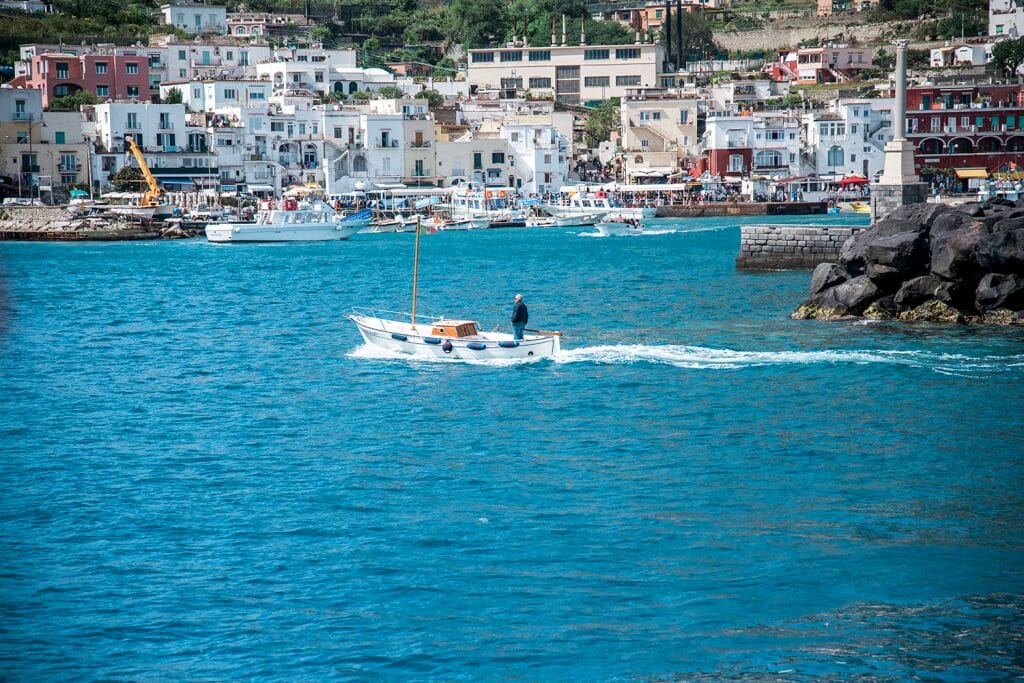 Boat tour of Capri