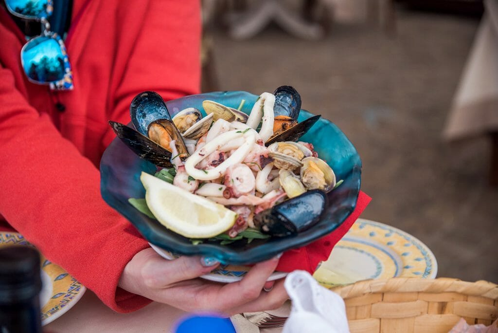 Seafood on Capri