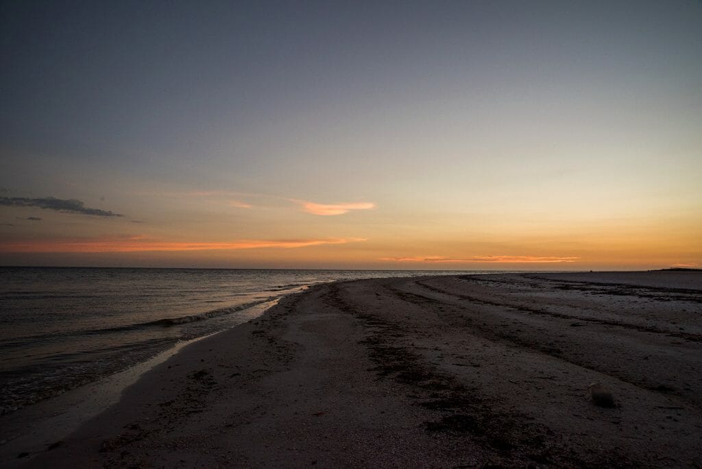 Sunset on a Florida beach