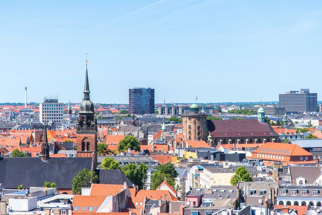 View of Copenhagen from Christiansborg Palace