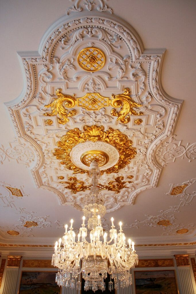 Gold ceiling in Christiansborg