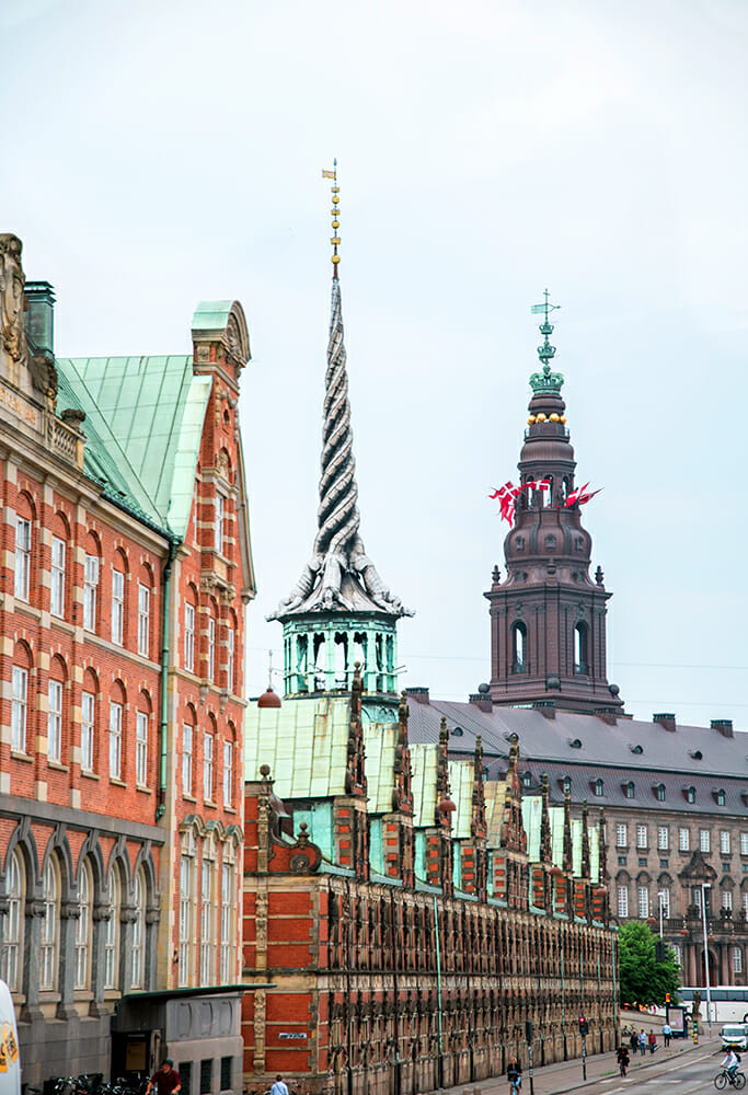 Christiansborg and the Stock Exchange building