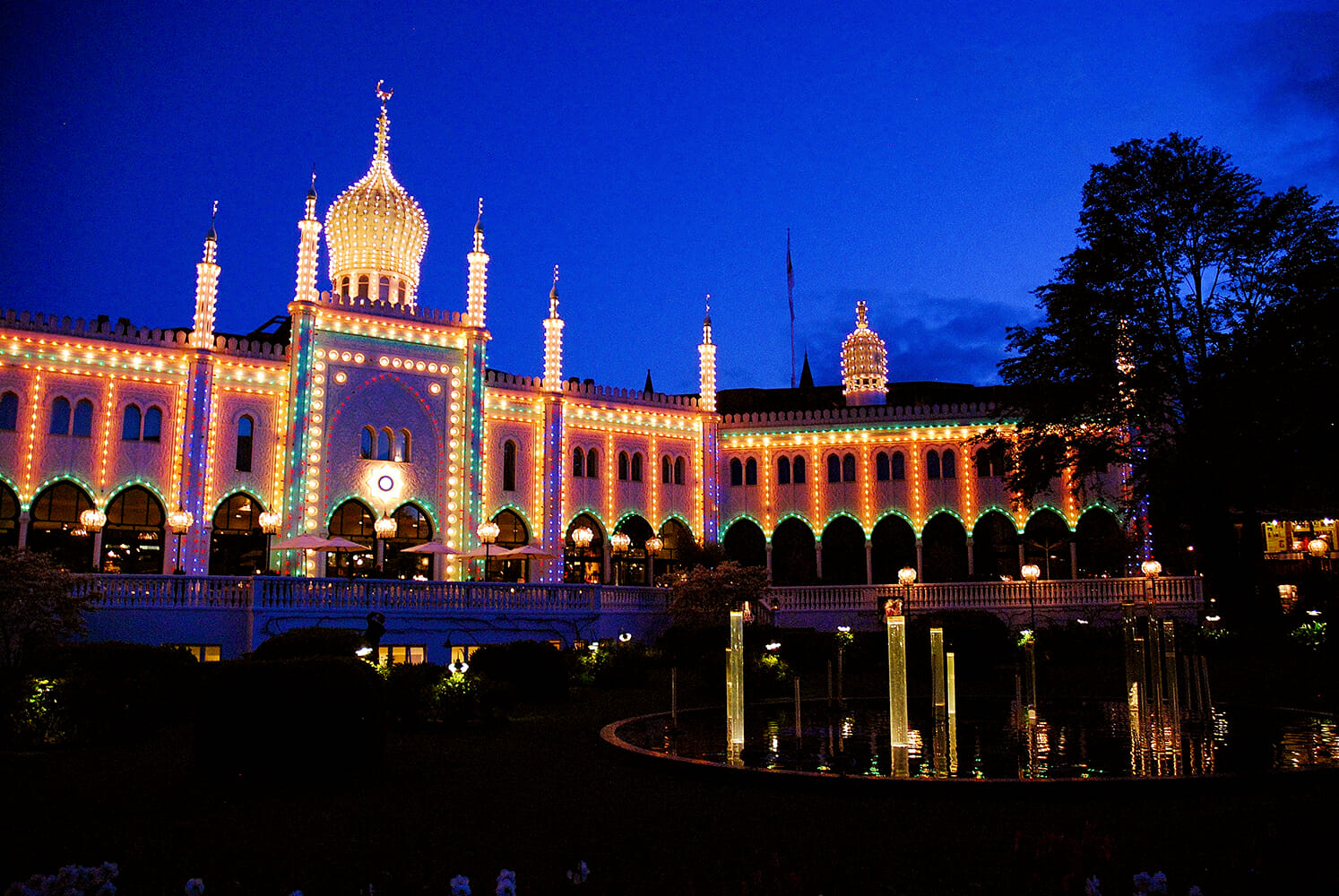 Tivoli Gardens Night Tivoli Gardens Night