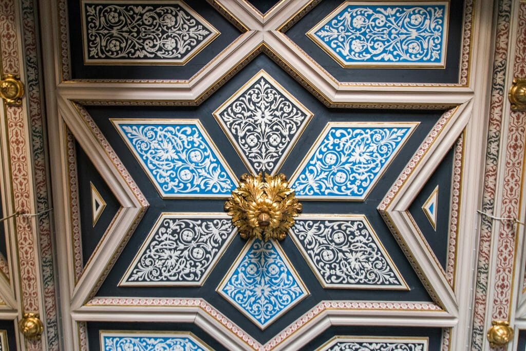 Frederiksborg Castle blue ceiling