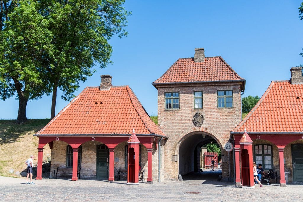 Gates in Kastellet in Copenhagen