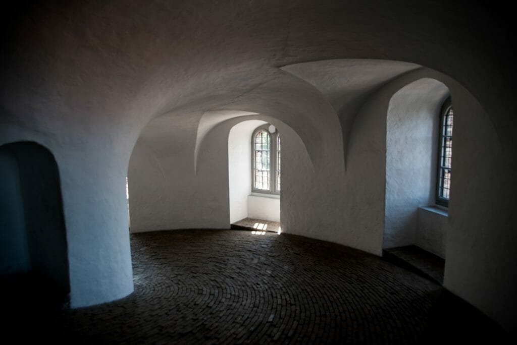 Inside the Round Tower in Copenhagen