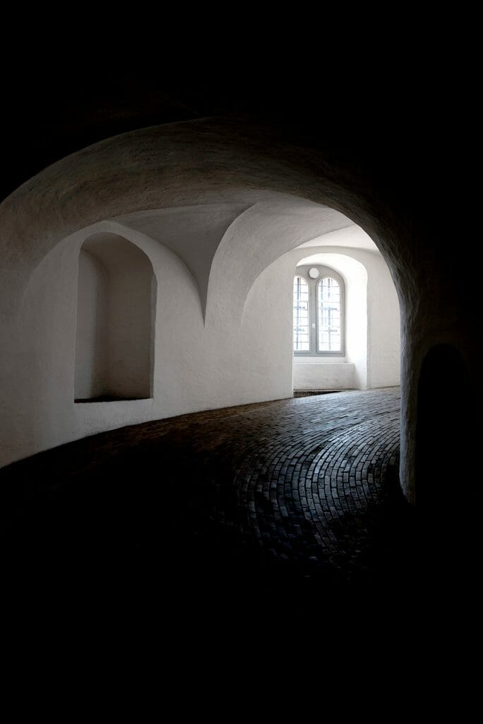 Inside the Round Tower in Copenhagen
