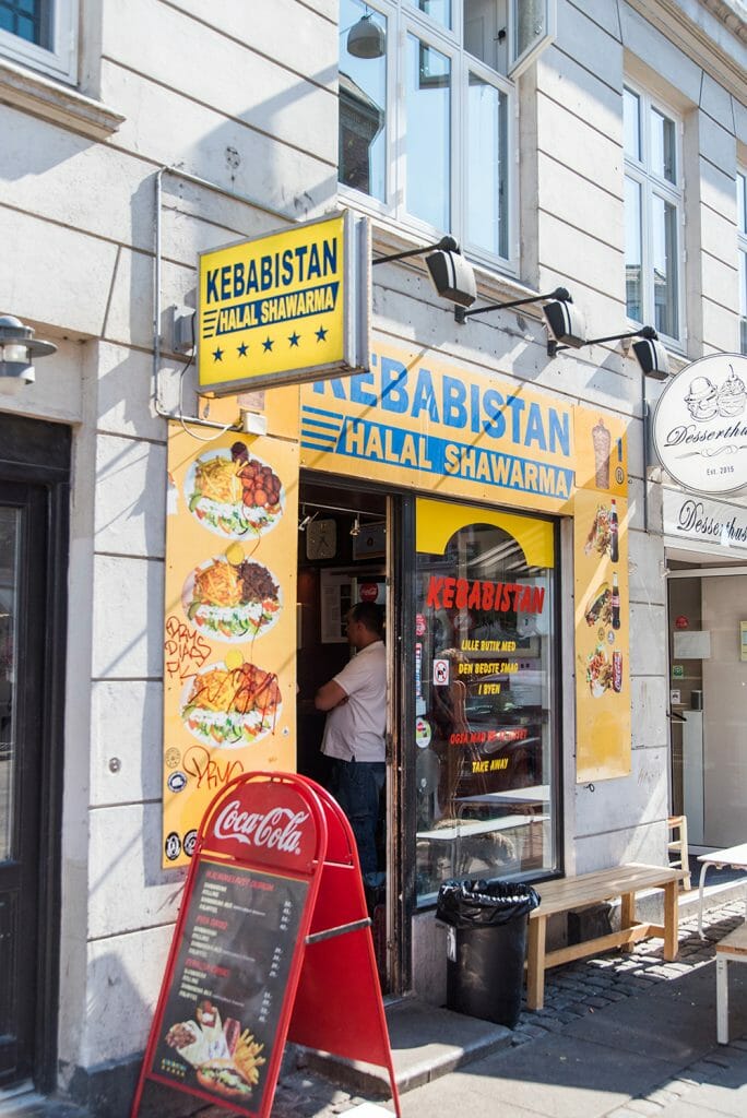 Kebab stand in Vesterbro