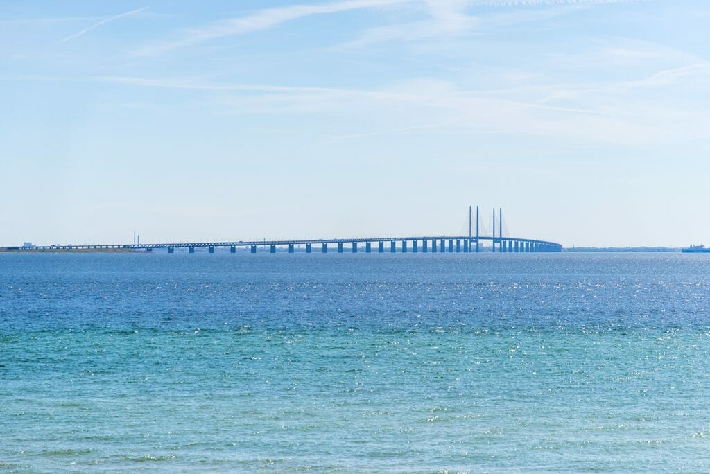 Bridge from Copenhagen to Sweden