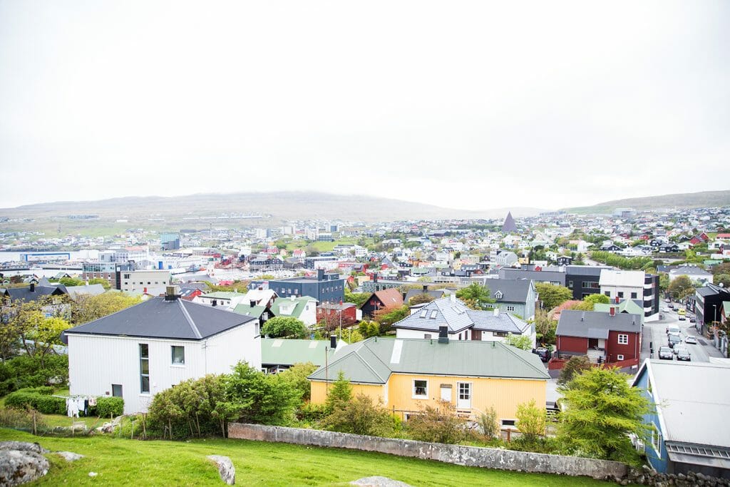 View of downtown Torshavn