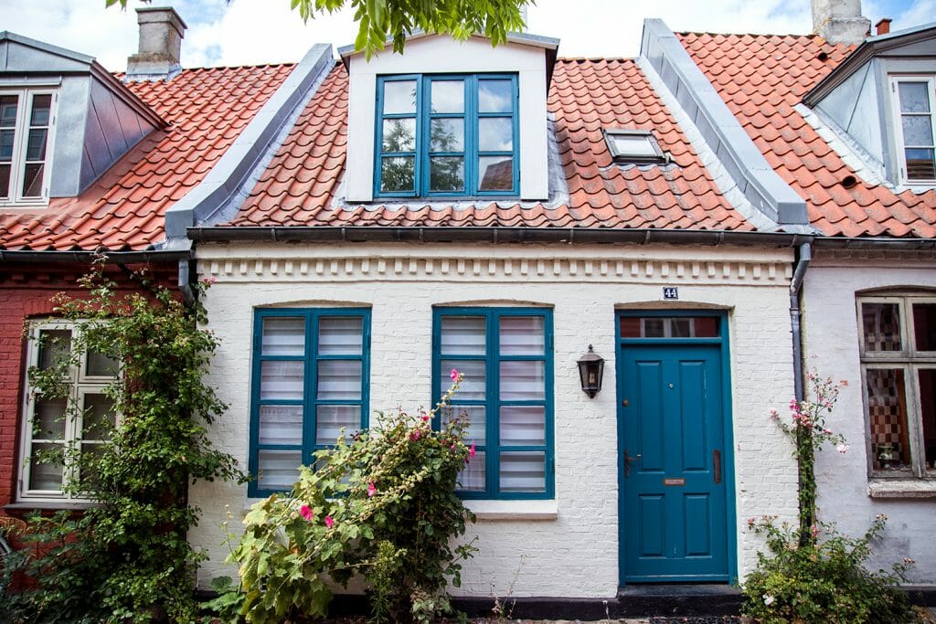 Colorful houses in Aarhus