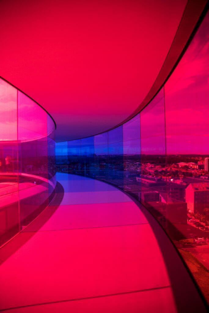 ARoS Aarhus Kunstmuseum rainbow panorama 