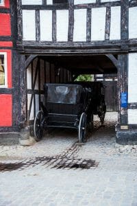 Horse and buggy in Denmark