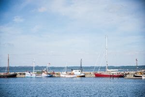 Boats in Ebeltoft, Denmark