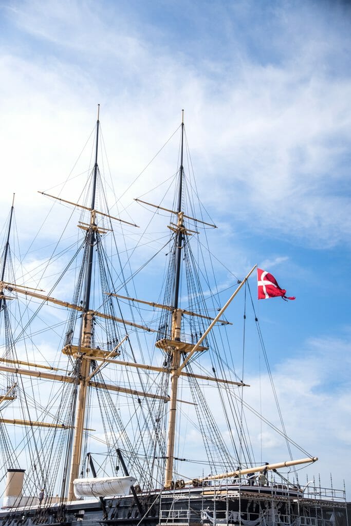 Historic ship in Ebeltoft