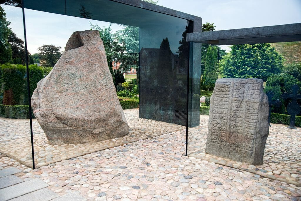 Jelling rune stones in Denmark