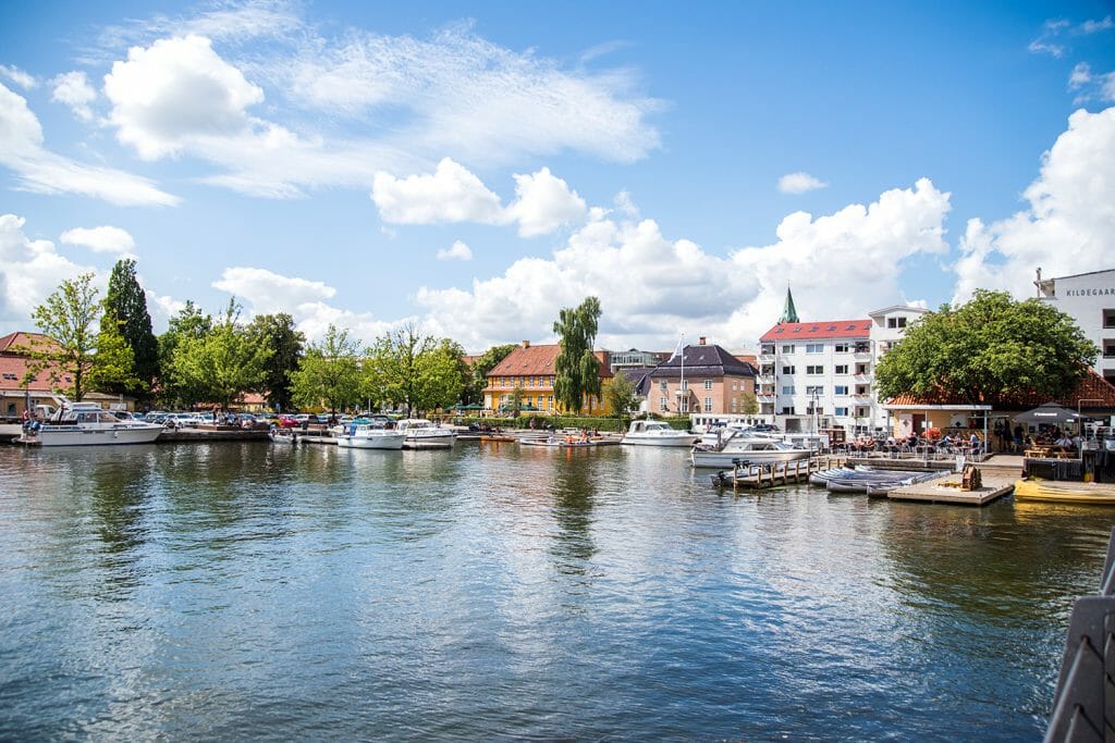 Boating in Silkeborg, Denmark
