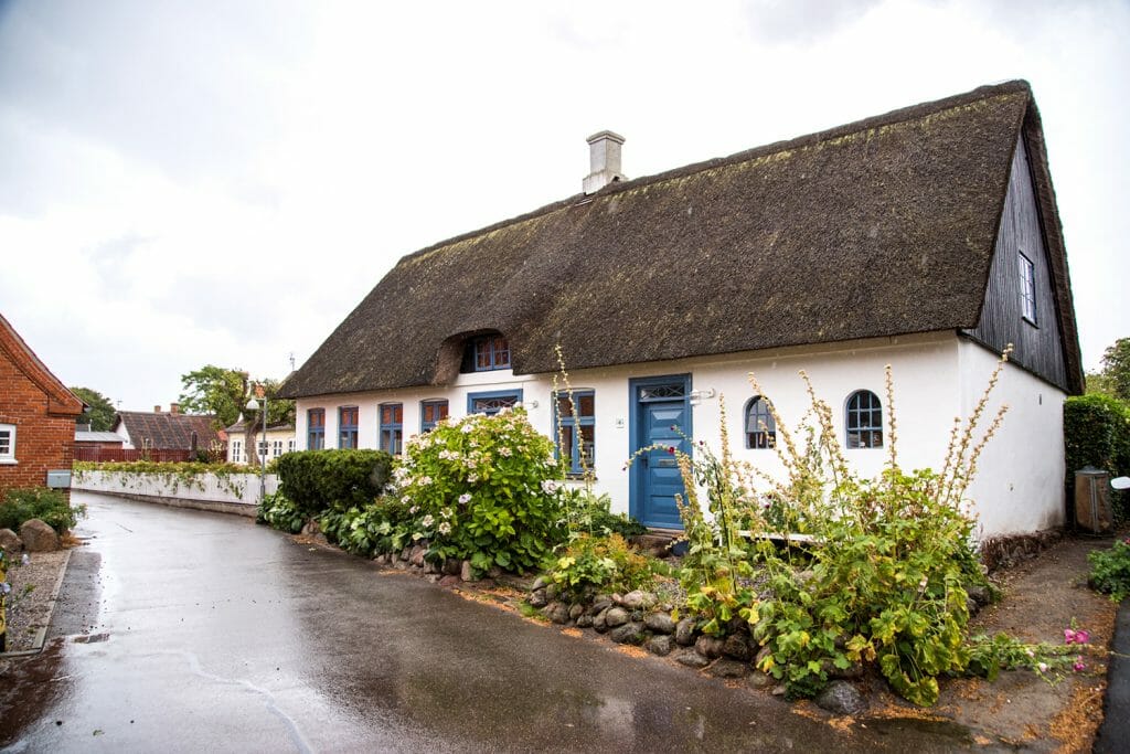 Straw roof house in Samsø