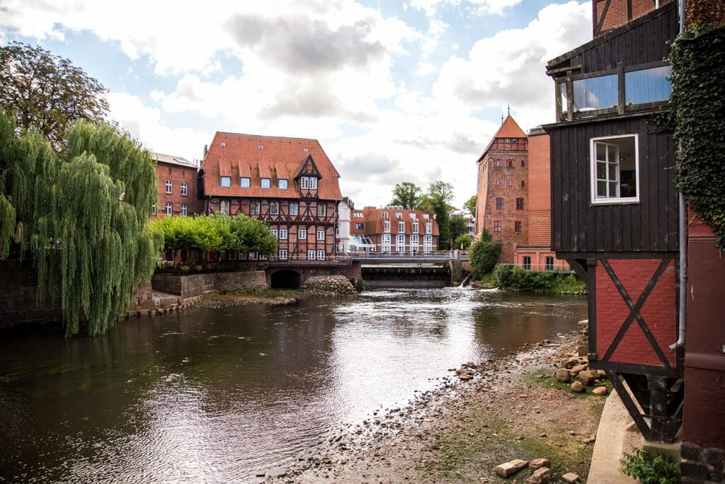 Canal in Luneburg, Germany