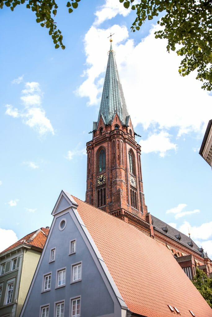Church tower in Luneburg