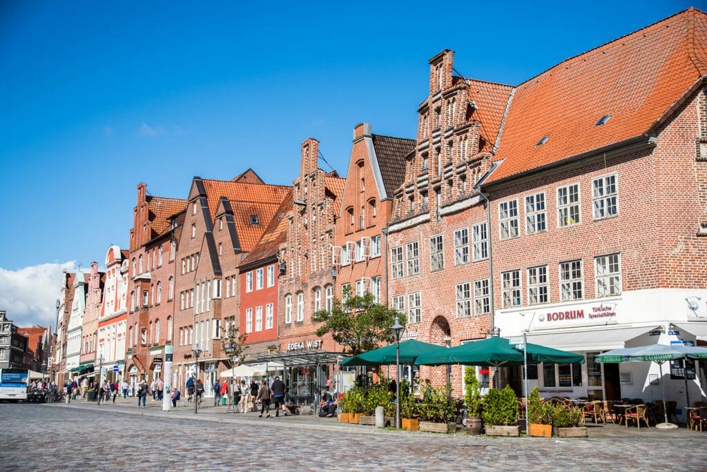Downtown Luneburg buildings