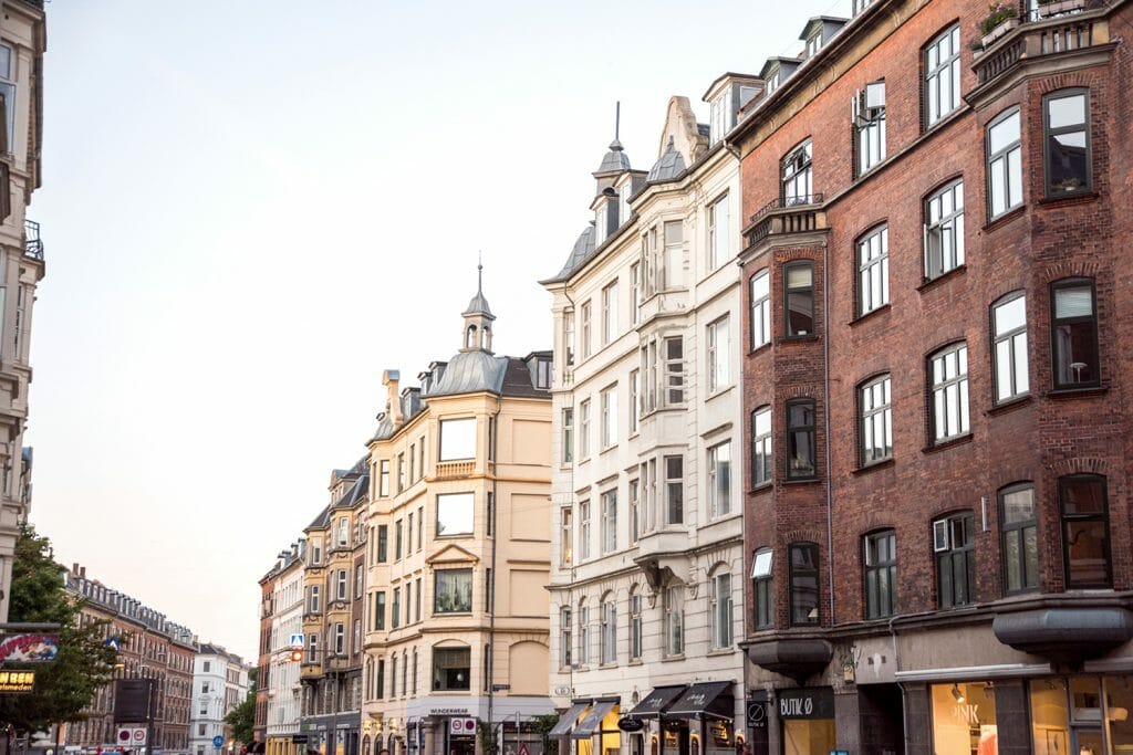 Victorian buildings in Copenhagen