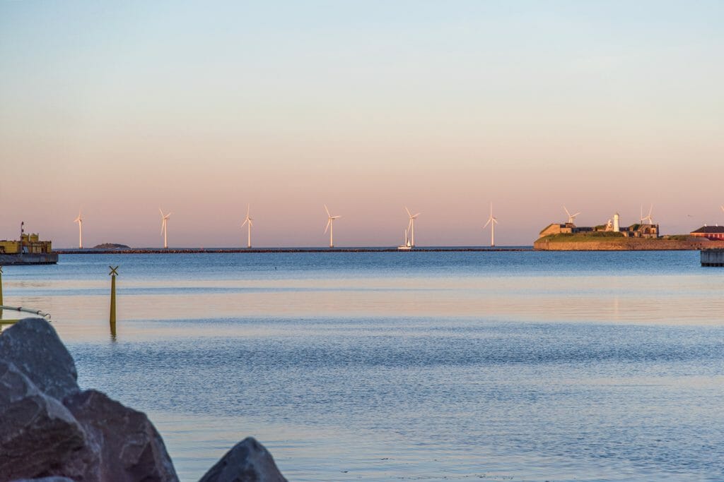 Wind turbines in Copenhagen