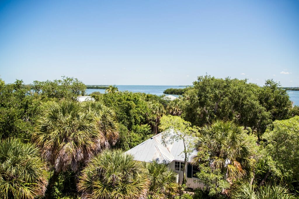 View from water tower on Cabbage Key