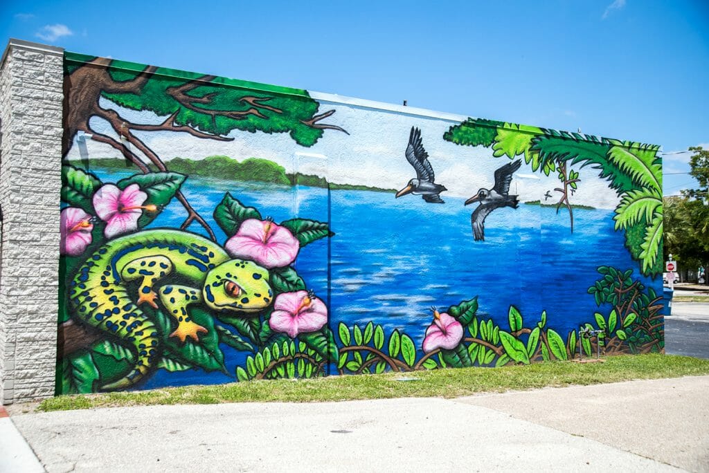 Mural in downtown Fort Myers