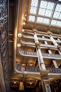 Interior of the George Peabody Library