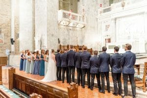 Wedding in St. Patrick's Church in Philadelphia