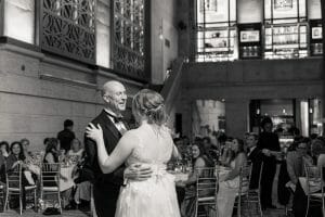 Father daughter dance at Union Trust in Philadelphia