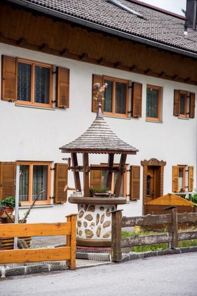 Historic well in Niederbreitenbach, Austria