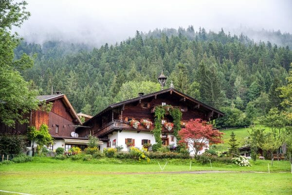 Chalet in Alps in Austria