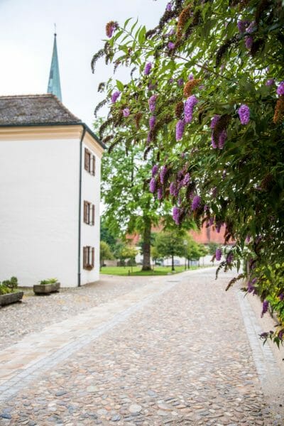 Cobblestone path in Burghausen Castle