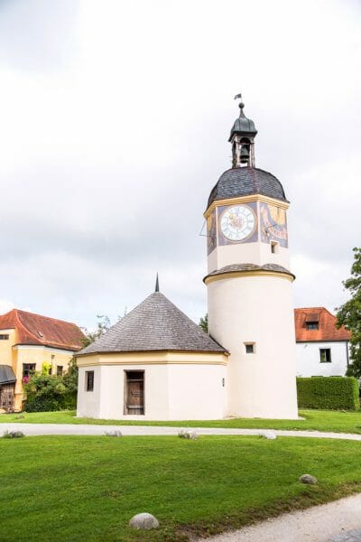 Burghausen Castle clock tower