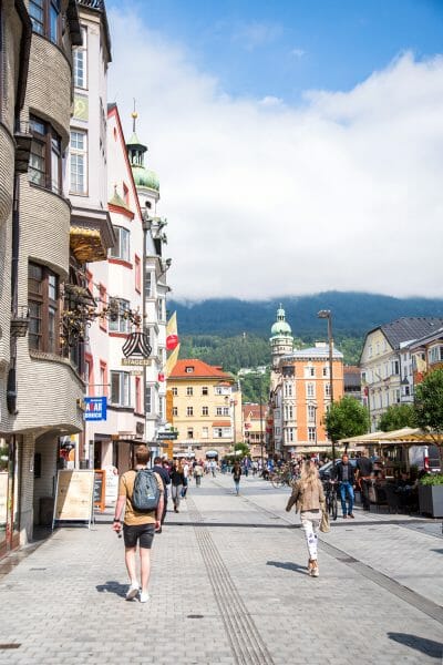 Walking street in Innsbruck