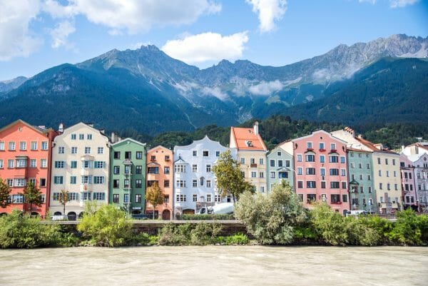 Colorful houses of Innsbruck