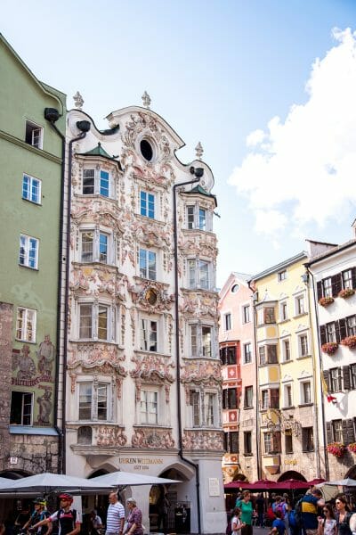 Historic architecture in Innsbruck