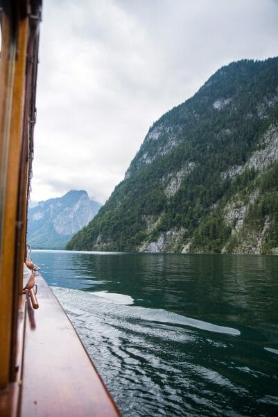 Boat ride on Lake Konigssee