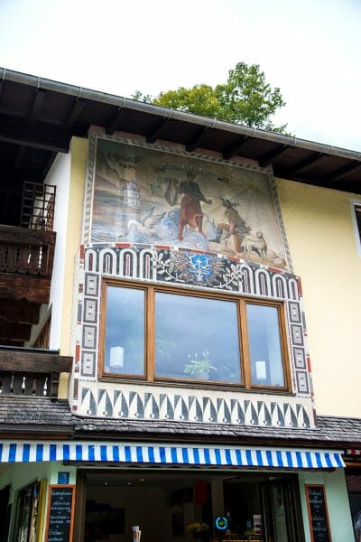 Fresco on house by Lake Konigssee