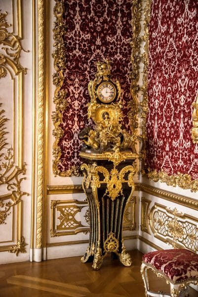 Historic red and gold room in Residenz