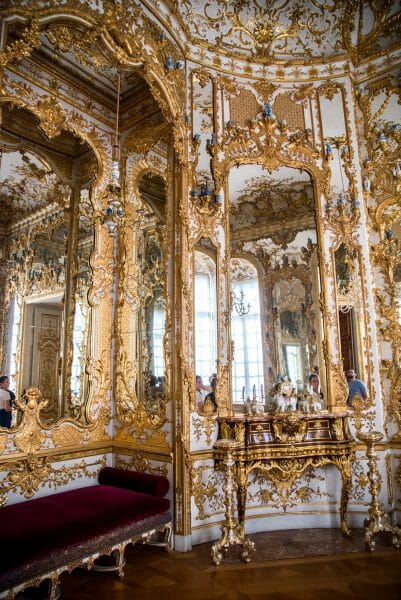 Gold room with mirrors in Residenz