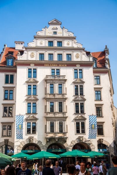 Victorian building in Munich