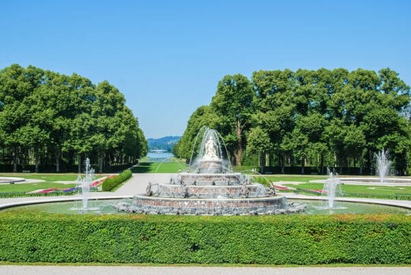 Herrenchiemsee Castle fountain